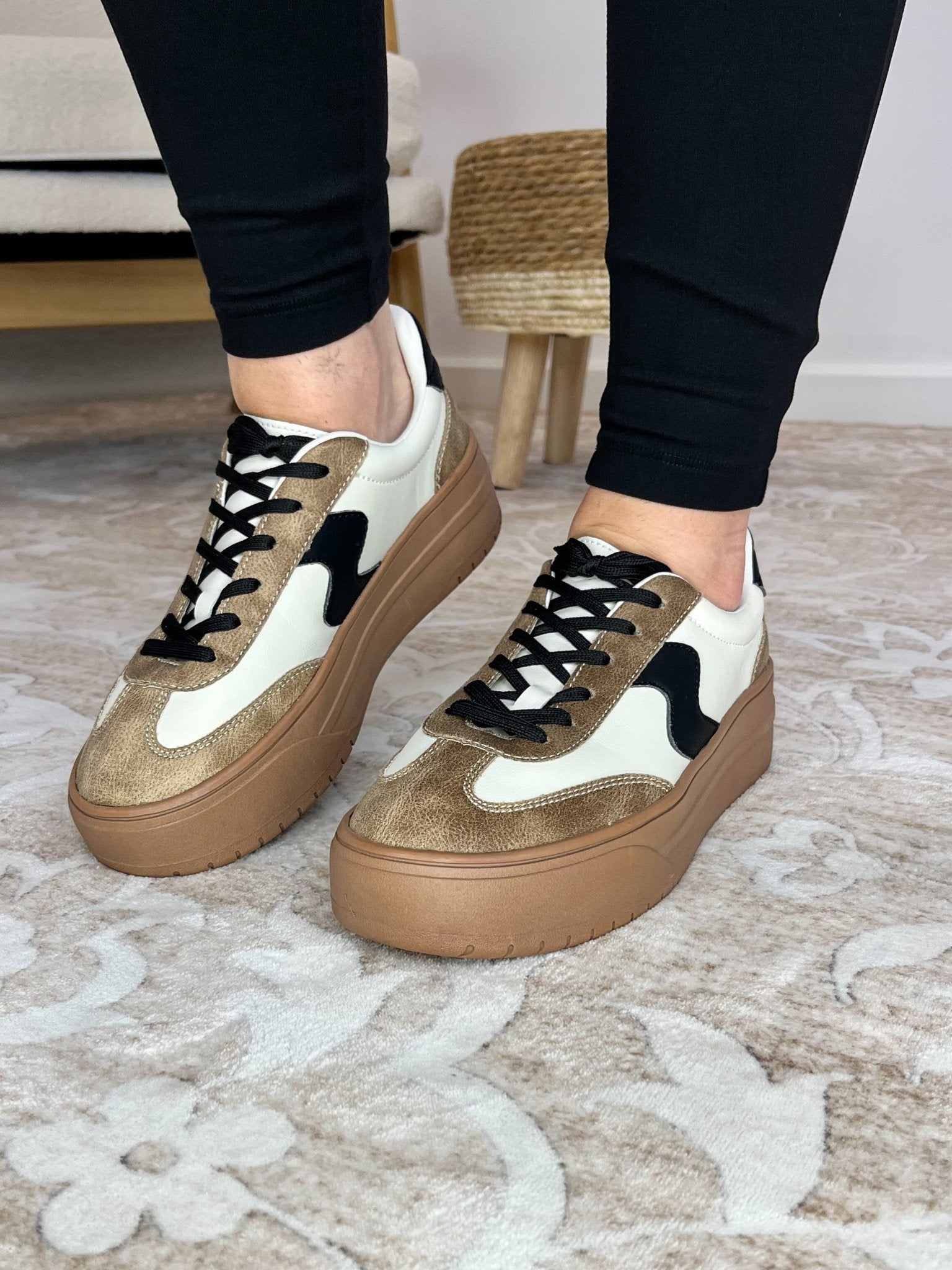 Corkys Footwear Pop Off Sneaker Tennis Shoes - Lavender Hills BeautyCorkys Footwear51 - 0180 - TAN - 6
