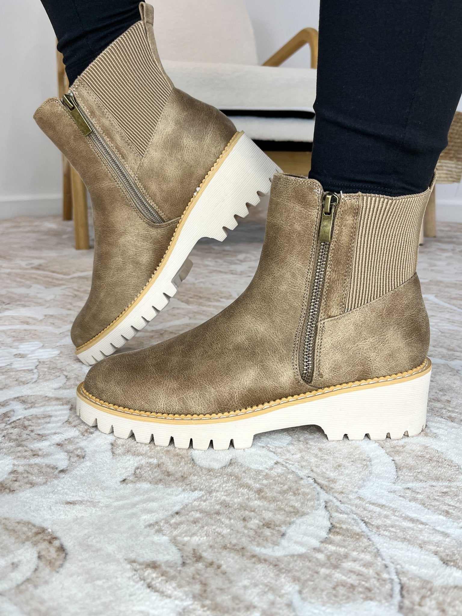 Corkys Footwear Take A Hike Boots - Taupe - Lavender Hills BeautyCorkys Footwear80 - 0275 - TAUP - 6