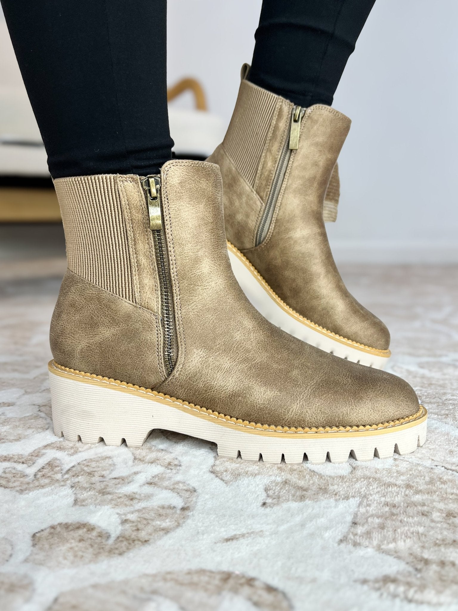 Corkys Footwear Take A Hike Boots - Taupe - Lavender Hills BeautyCorkys Footwear80 - 0275 - TAUP - 6