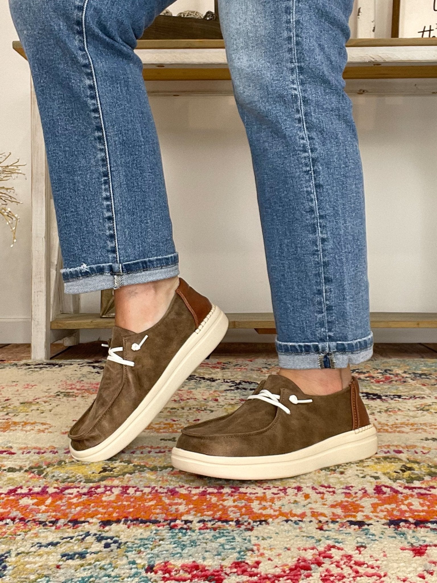 Corkys Footwear Kayak 2 Slip - on Sneaker Shoe - Tan Distressed - Lavender Hills BeautyCorkys Footwear10 - 0067 - TNDS - 6