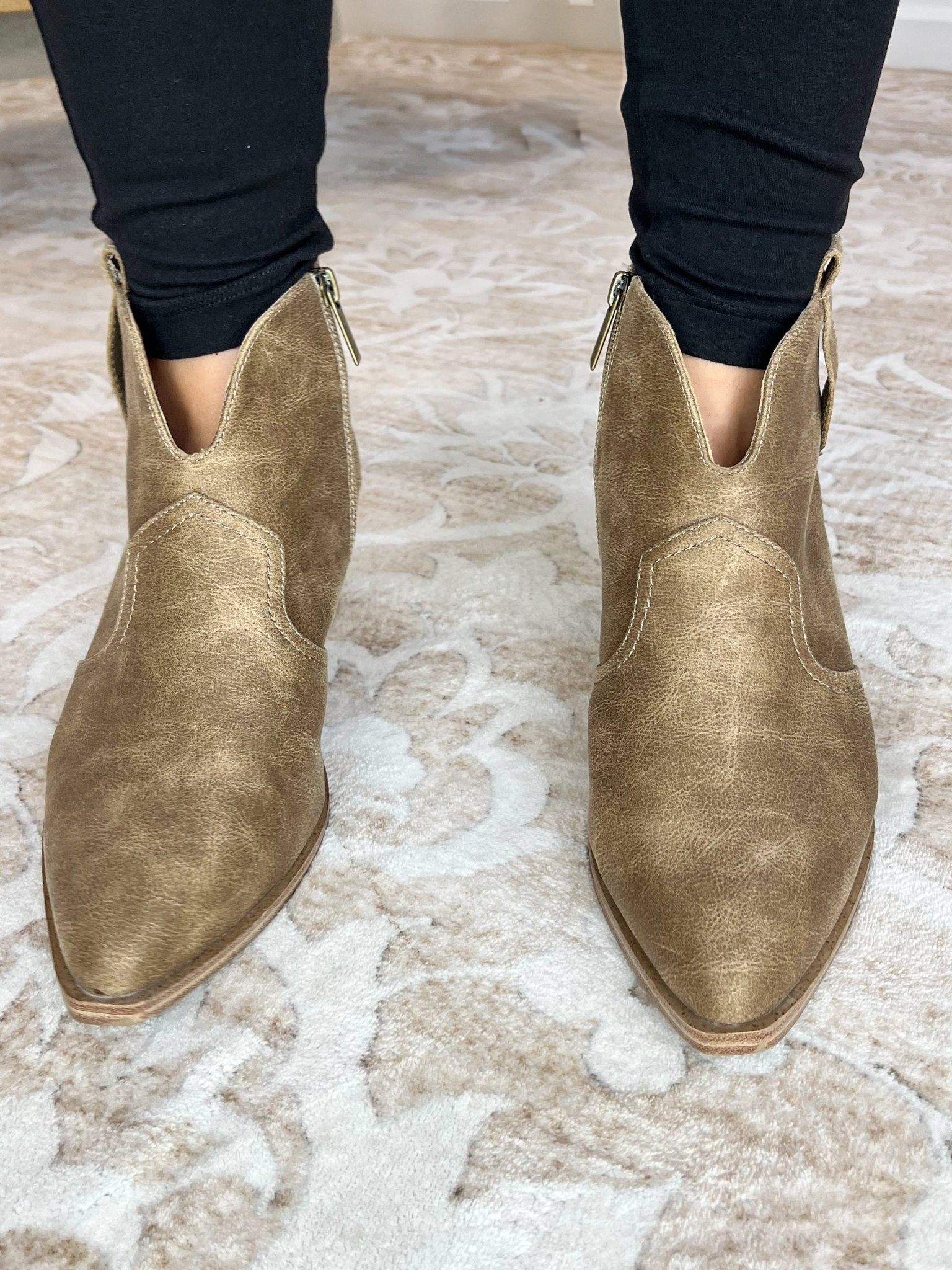 Corkys Footwear Closing Time Bootie - Tan - Lavender Hills BeautyCorkys Footwear80 - 0267 - TAN - 6