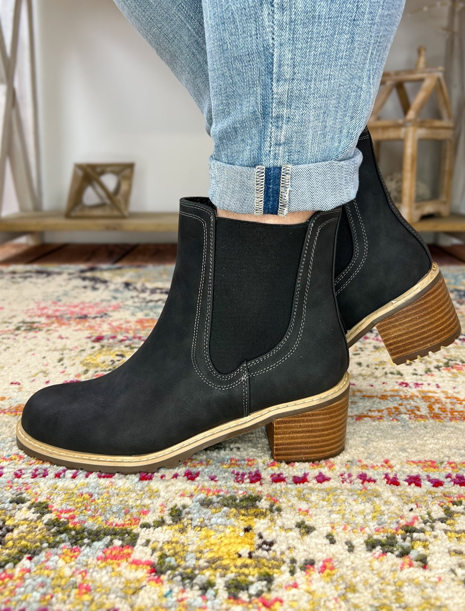 Corky's Footwear Doohickey Boots - Black - Lavender Hills BeautyCorkys Footwear80 - 0216 - BLCK - 6