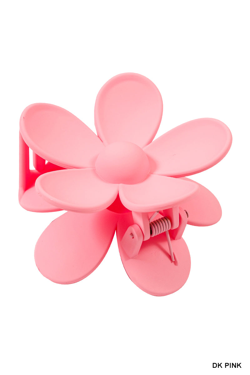 Flower Hair Claw Clip - 3 inch