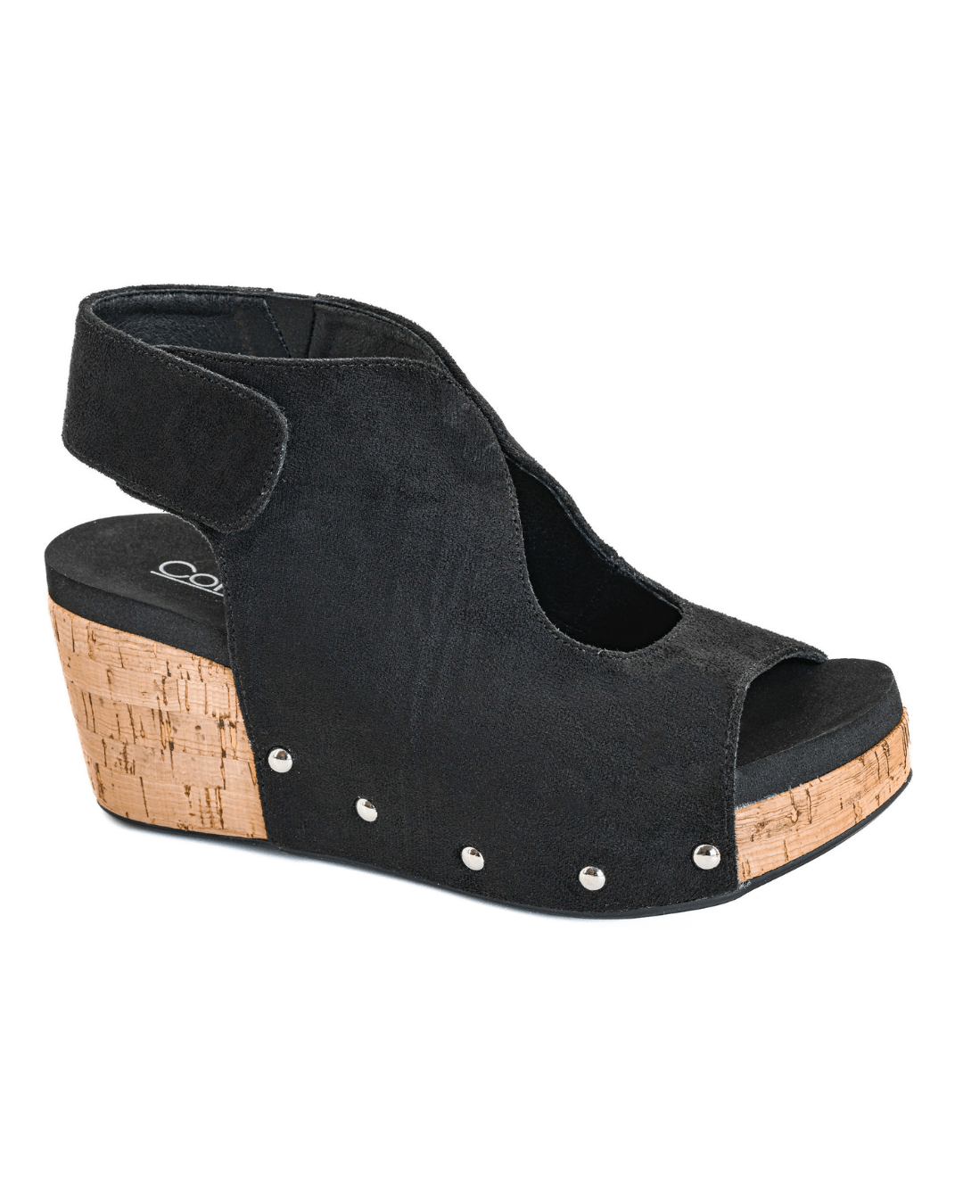 Corkys Footwear Frisky Wedge Sandal - Black - Lavender Hills BeautyCorkys Footwear41 - 0356 - BKFS - 6