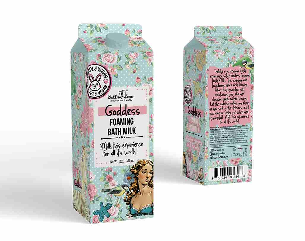 Bella & Bear Goddess Foaming Bath Milk - Lavender Hills BeautyBella & BearLD24BB01G