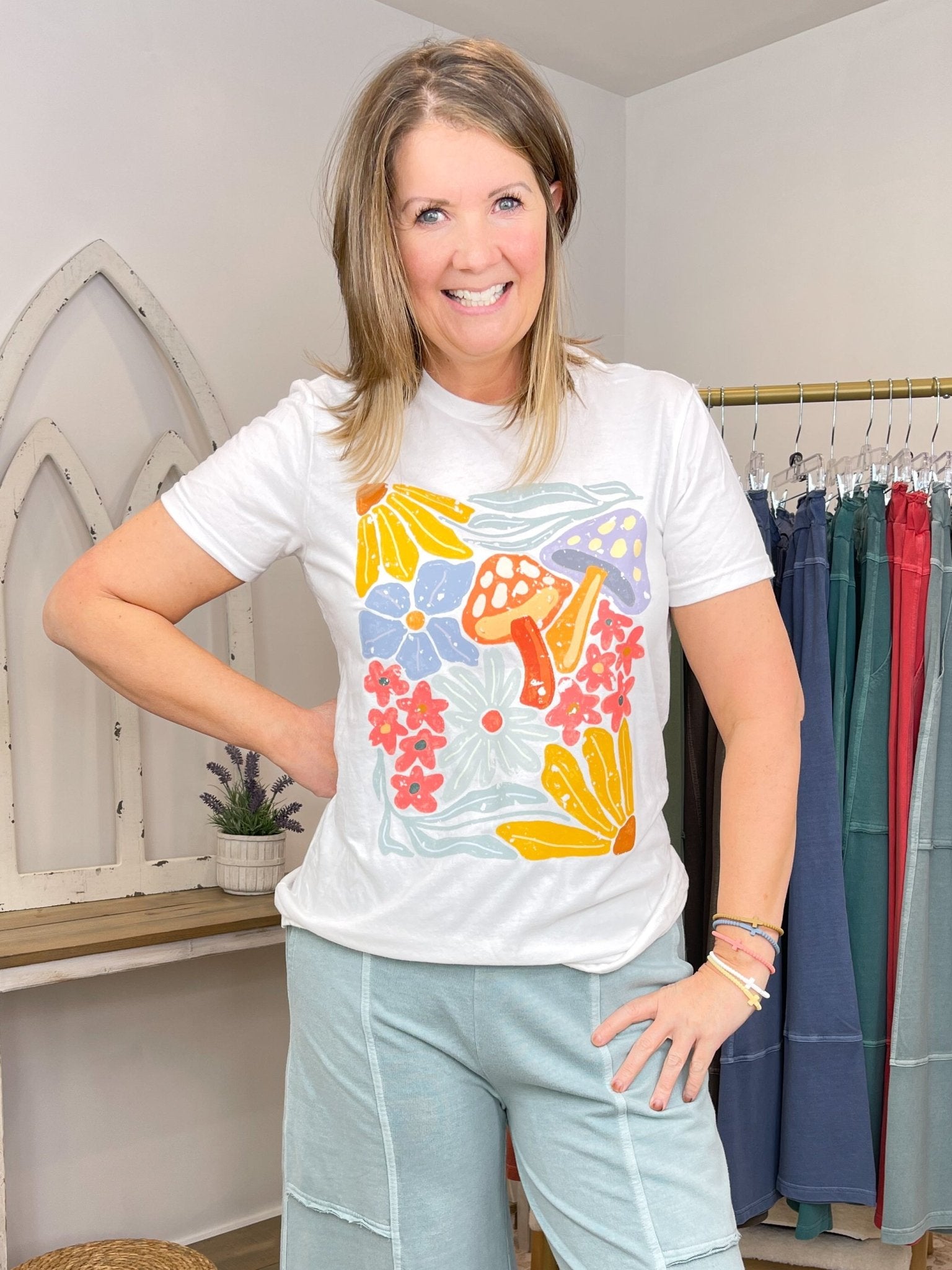 Groovy Bloom Graphic Tee