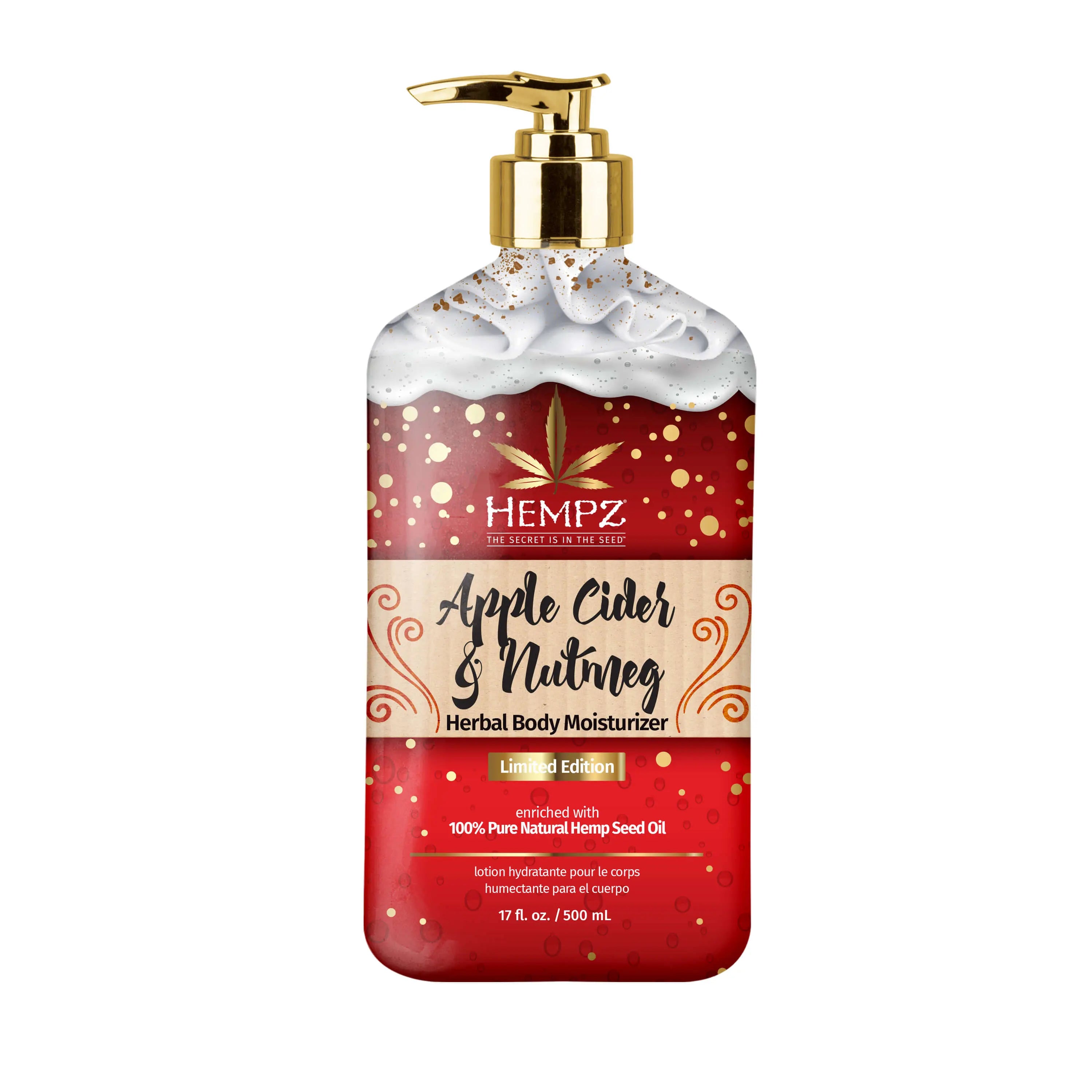 Hempz Apple Cider & Nutmeg Herbal Body Moisturizer - Lavender Hills BeautyHempz
