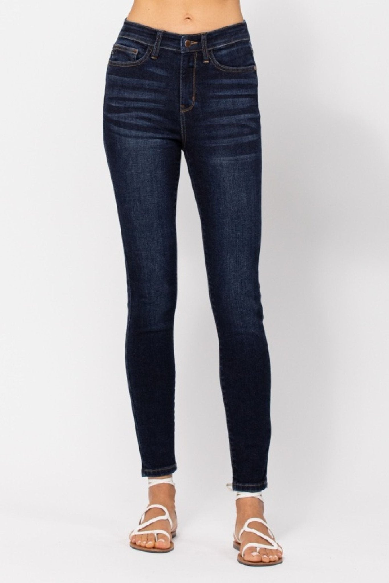 Judy Blue Classic Dark Wash High Rise Skinny Jeans - Lavender Hills BeautyJudy Blue82253REG - DK - 0(24)