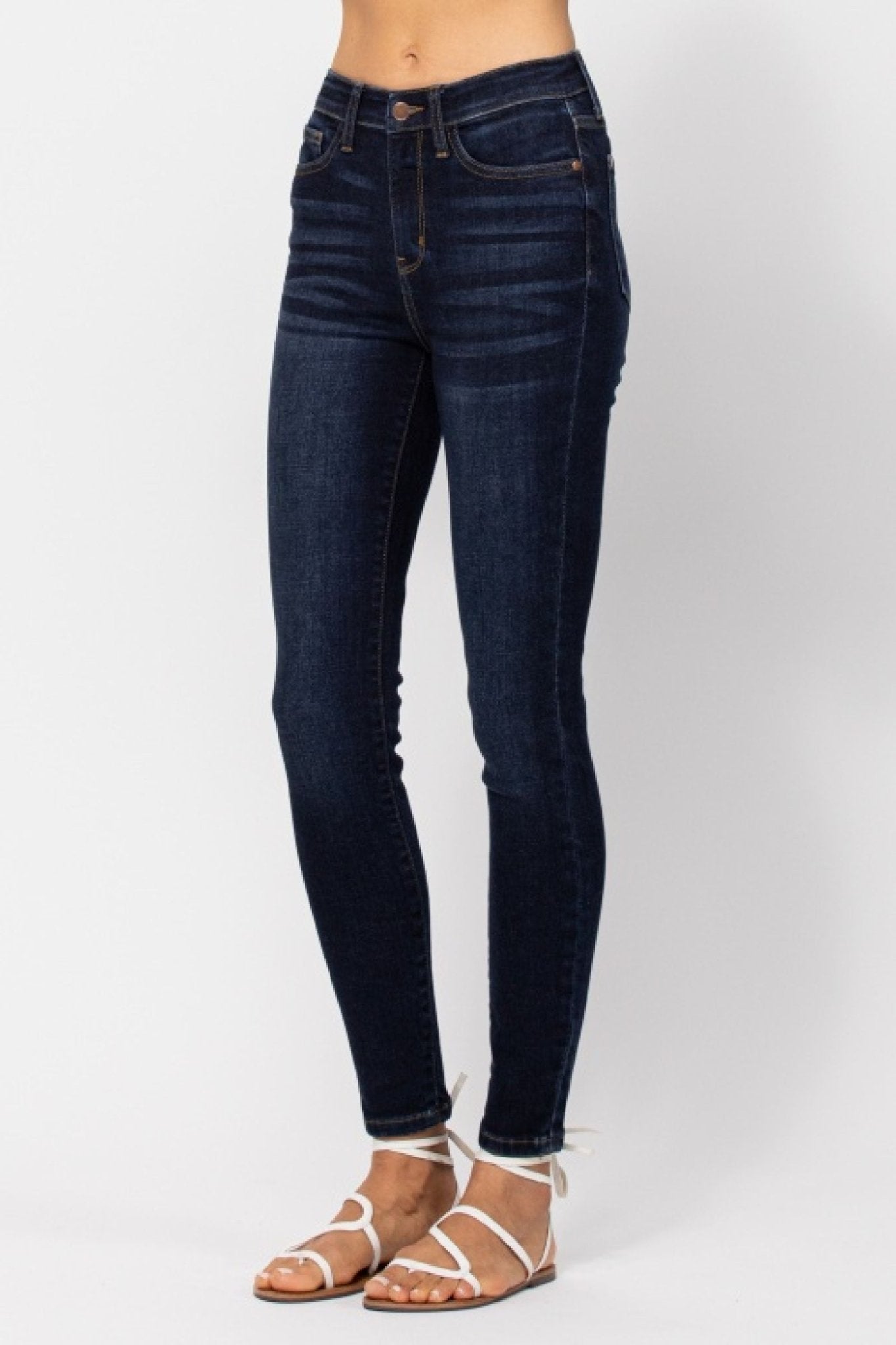 Judy Blue Classic Dark Wash High Rise Skinny Jeans - Lavender Hills BeautyJudy Blue82253REG - DK - 0(24)