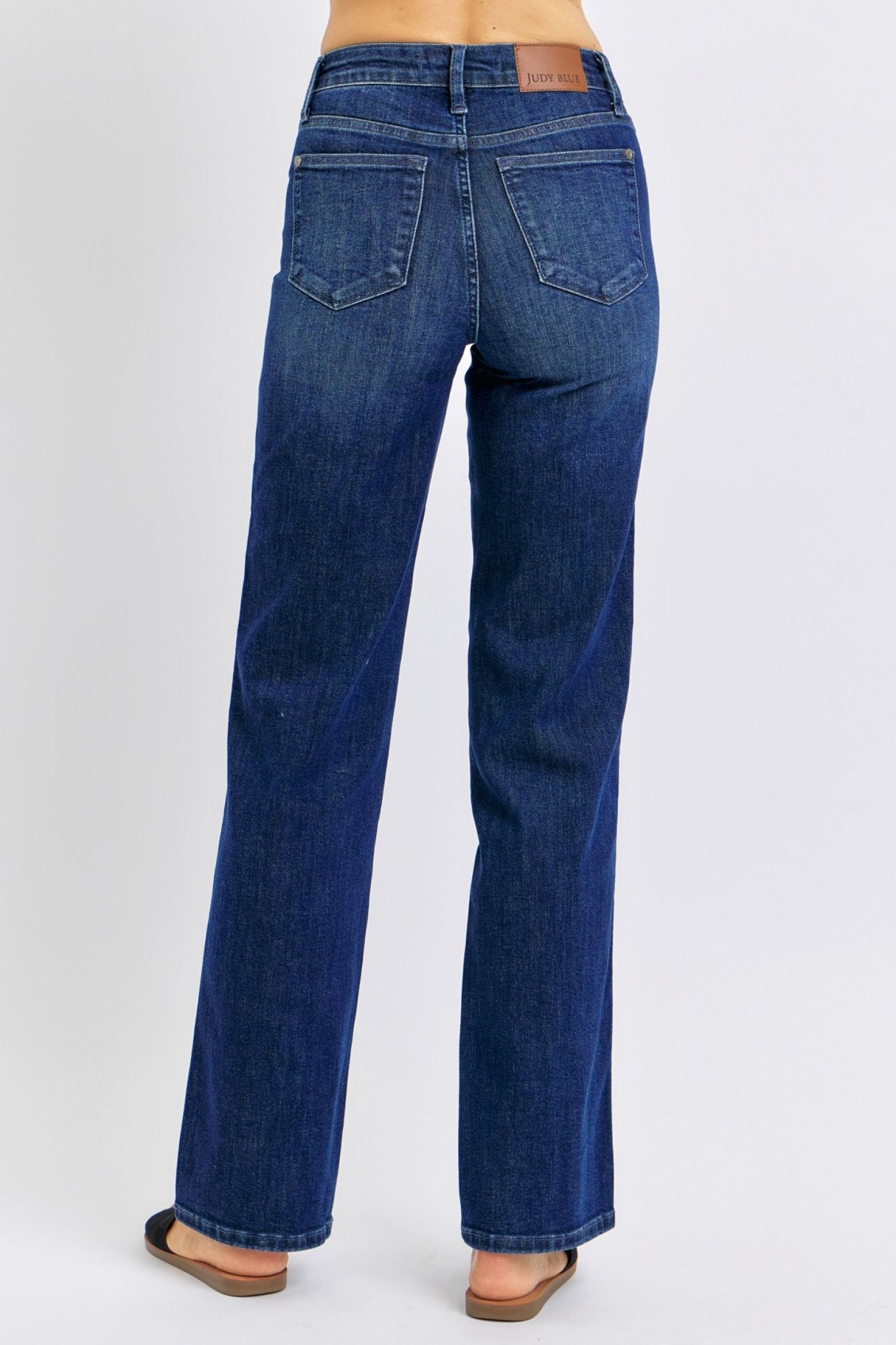 Judy Blue Janie Tummy Control Classic Straight Jeans - Lavender Hills BeautyJudy Blue88861REG - 00