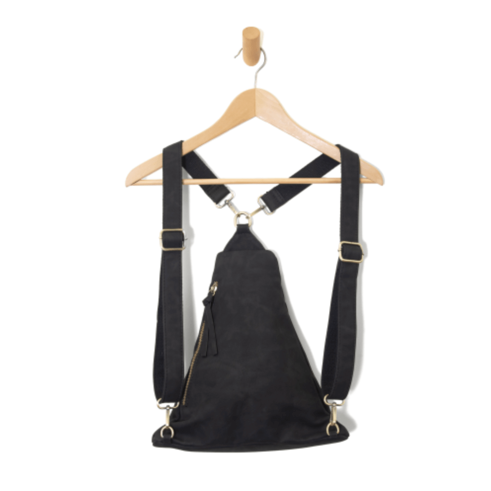 Peyton Double Zip Convertible Sling/Backpack - Lavender Hills BeautyJoy SusanL8184-00