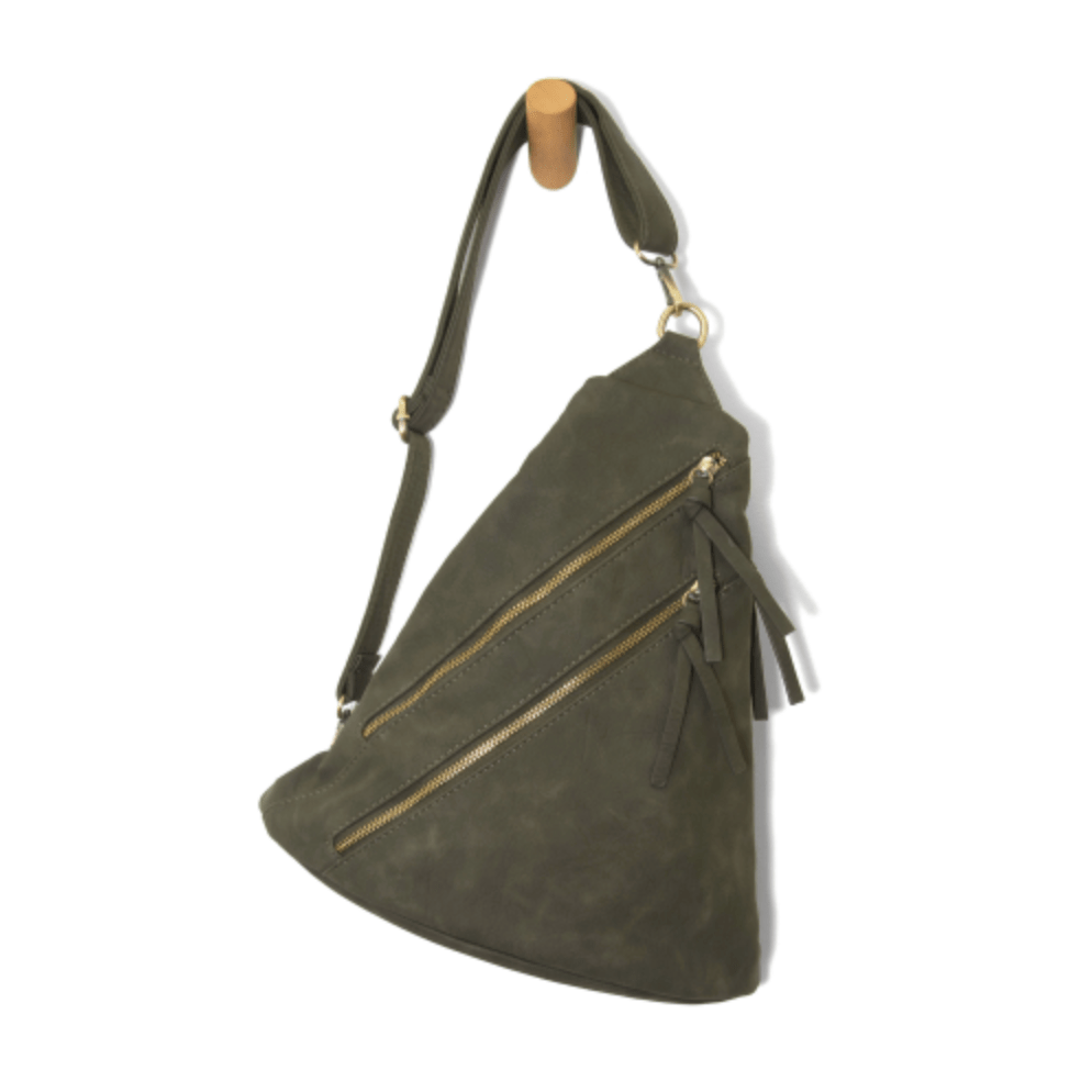 Peyton Double Zip Convertible Sling/Backpack - Lavender Hills BeautyJoy SusanL8184-38