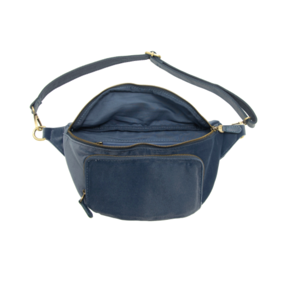 Velvet Sling Belt Bag