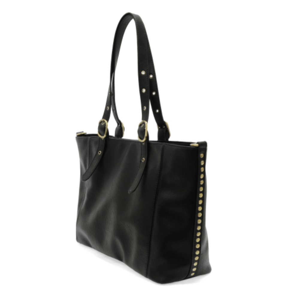 Studded Tote Handbag Purse - Lavender Hills BeautyJoy SusanL8239-00