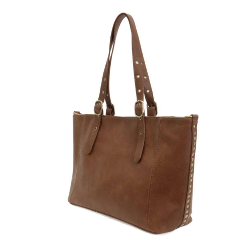 Studded Tote Handbag Purse - Lavender Hills BeautyJoy SusanL8239-62