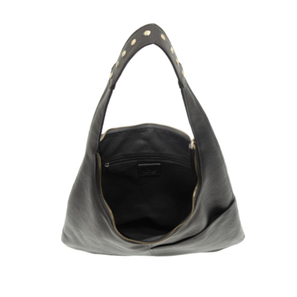 Harley Studded Handle Hobo Purse Bag - Lavender Hills BeautyJoy SusanL8240-02