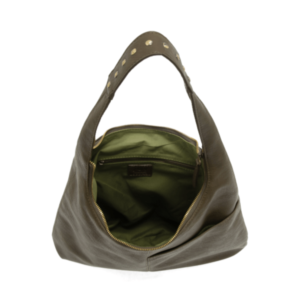 Harley Studded Handle Hobo Purse Bag - Lavender Hills BeautyJoy SusanL8240-02