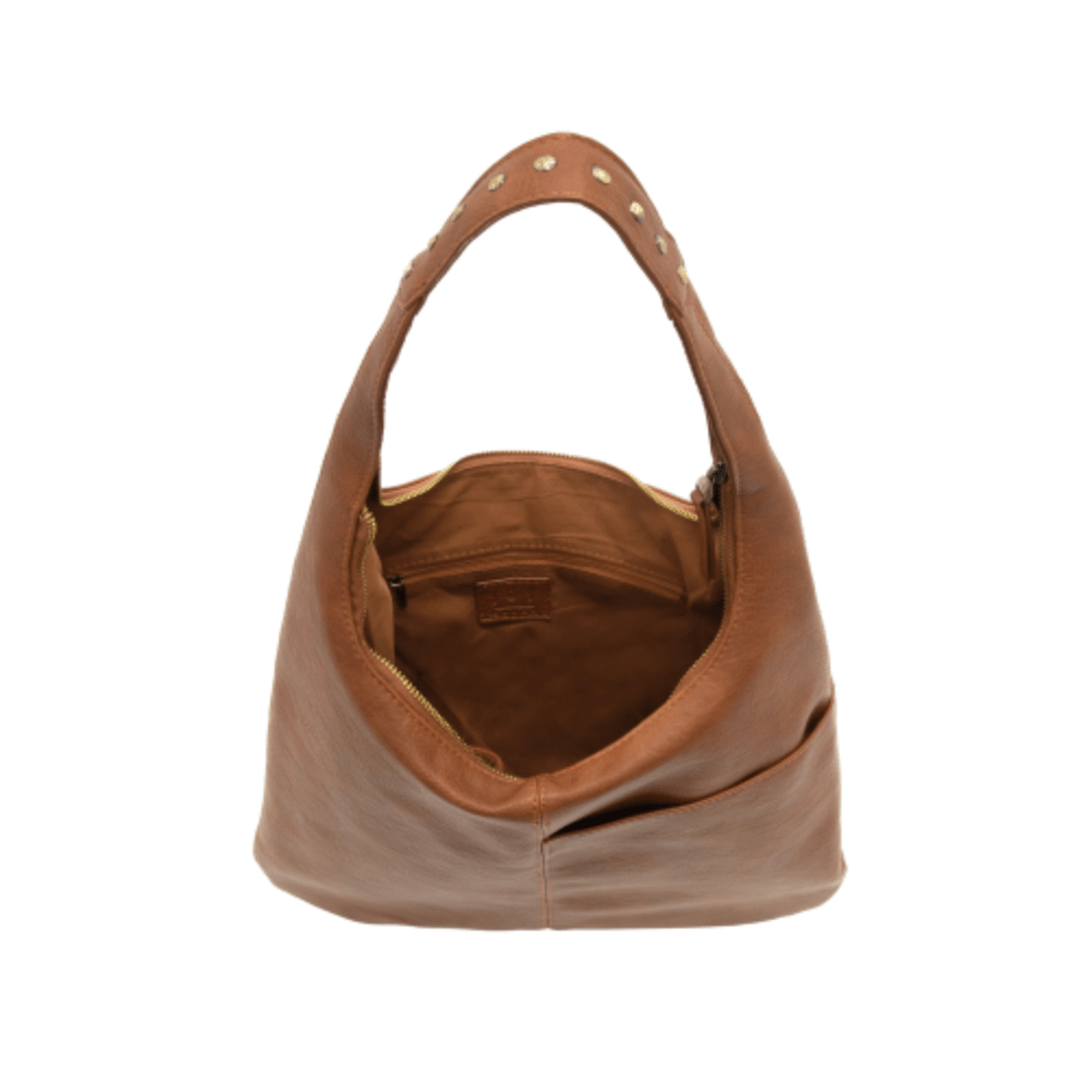 Harley Studded Handle Hobo Purse Bag - Lavender Hills BeautyJoy SusanL8240-02