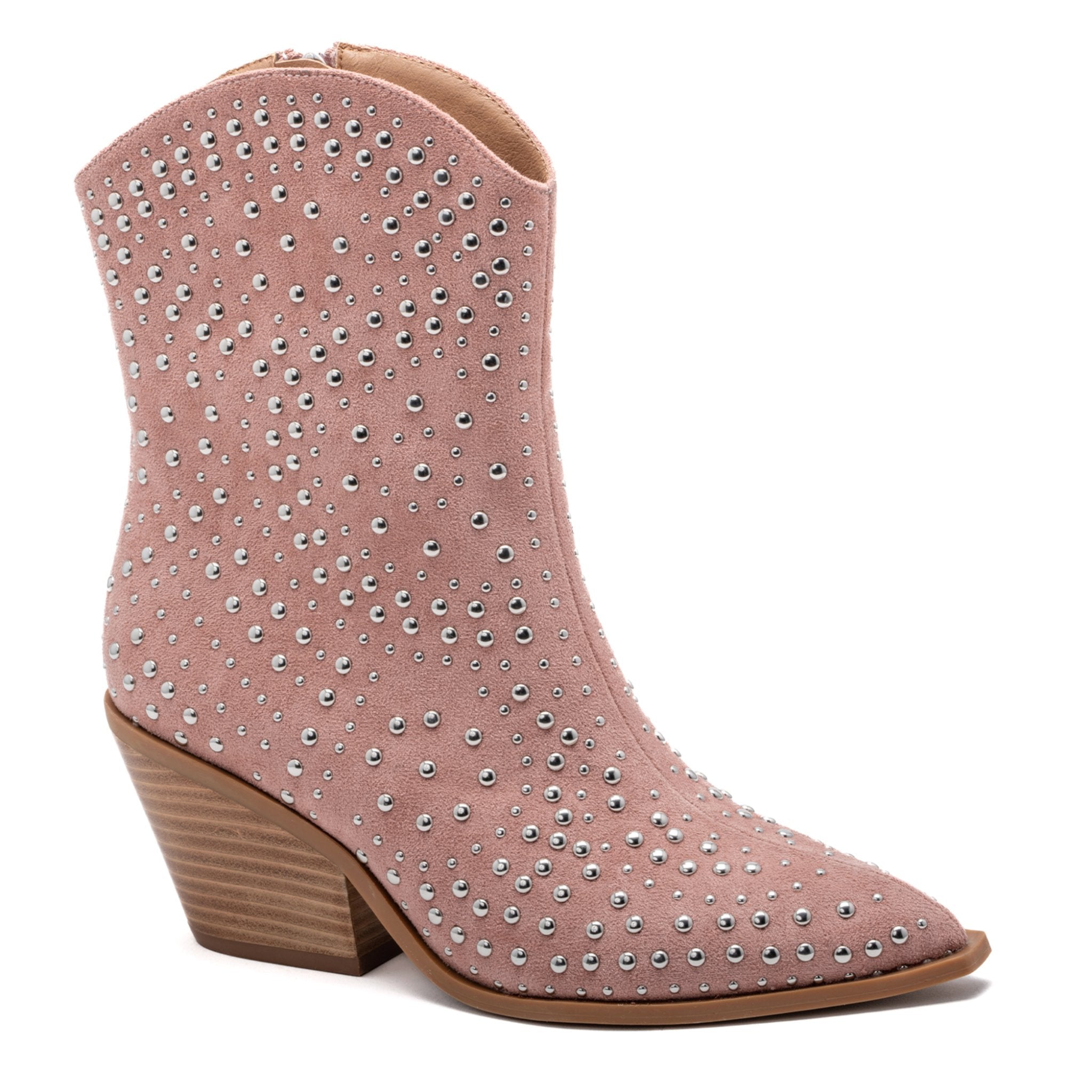 Lowlights Boot with Silver Studs - Blush - Lavender Hills BeautyCorkys Footwear80 - 0157 - BLSH - Q - 6