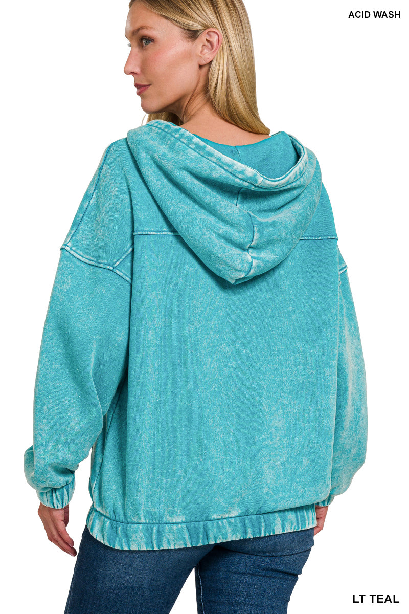 Fleece Pocket Hoodie Pullover Sweatshirt
