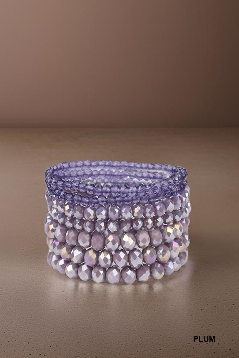 Stackable Beaded Bracelet - Lavender Hills BeautyLavender Hills BeautyU-600-TUR