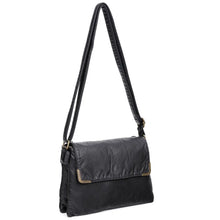 Load image into Gallery viewer, Paige Crossbody Purse - Black | Vegan Leather
