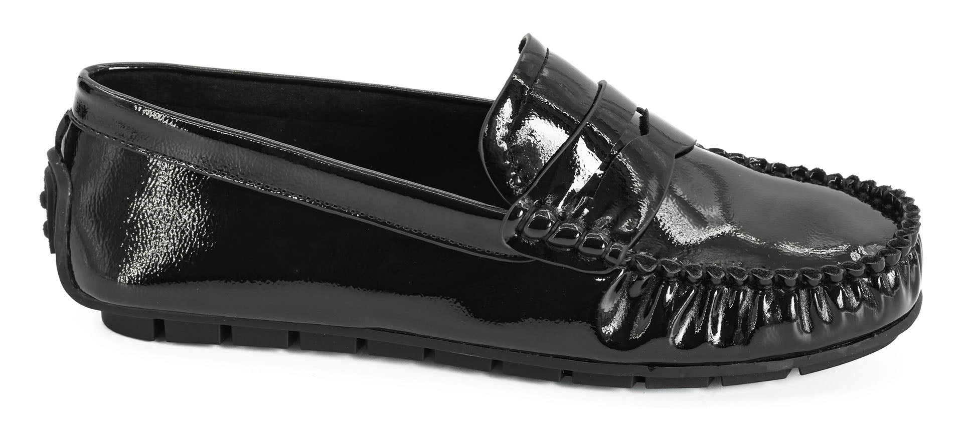 Corkys Footwear Penny For Your Thoughts Loafer Moccasin Shoe - Patent Black - Lavender Hills BeautyCorkys Footwear10 - 0207 - BCPU - 6