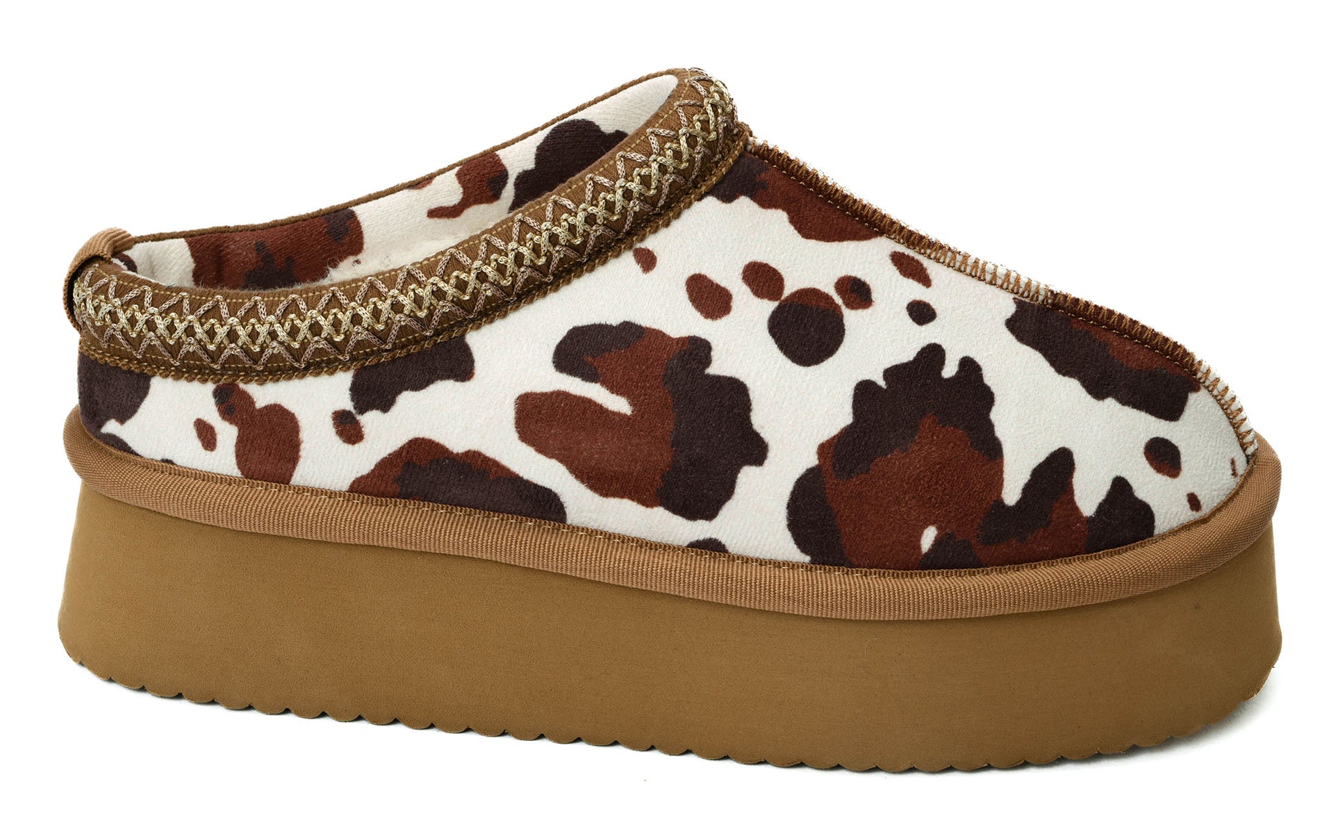 Corky's Footwear Pillow Talk Slipper Slip - on Shoe - Brown Cow - Lavender Hills BeautyCorkys Footwear10 - 0139 - BRCW - 6