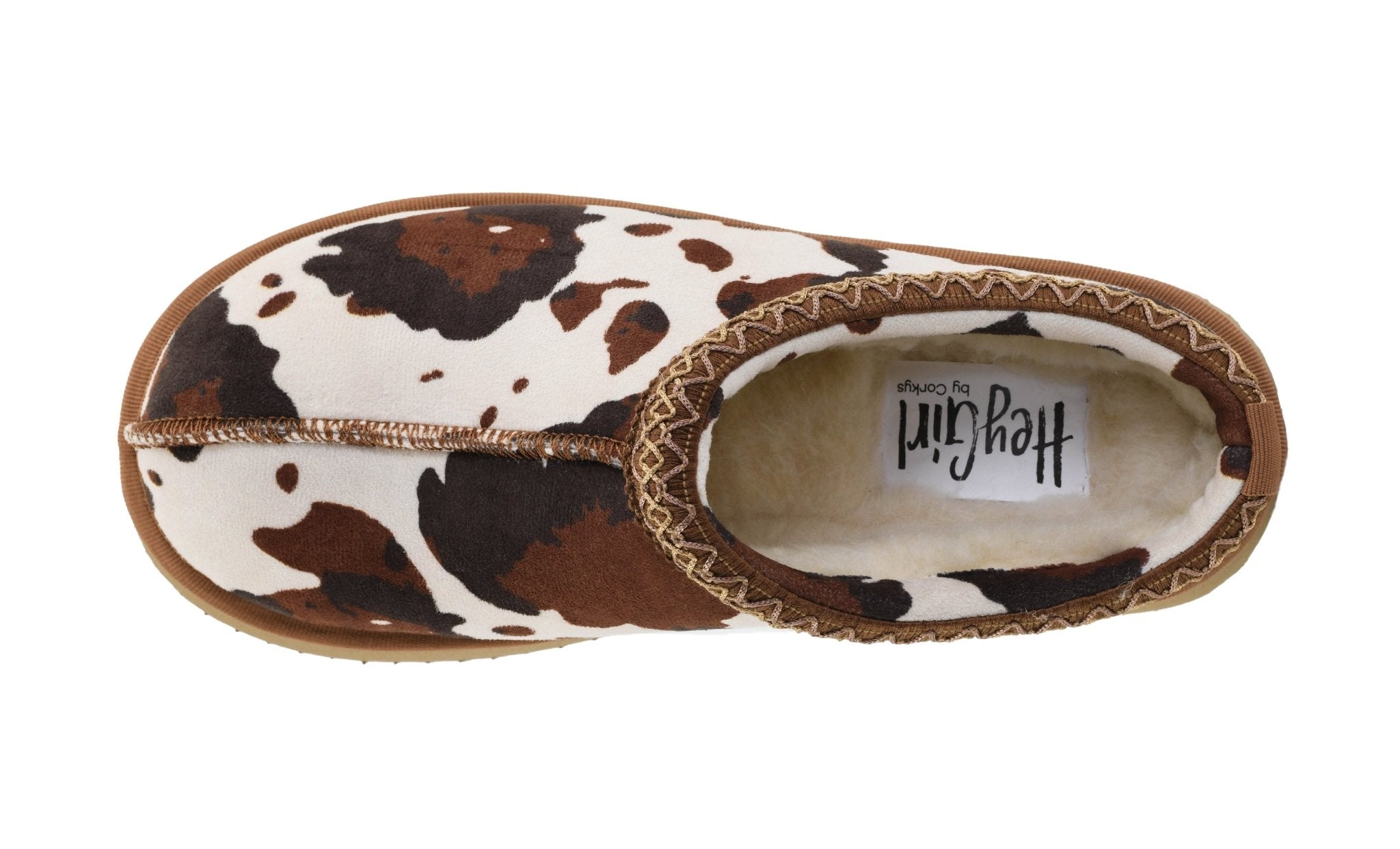 Corky's Footwear Pillow Talk Slipper Slip - on Shoe - Brown Cow - Lavender Hills BeautyCorkys Footwear10 - 0139 - BRCW - 6