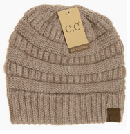 C.C Beanie Mixed Soft Yarn Beanie