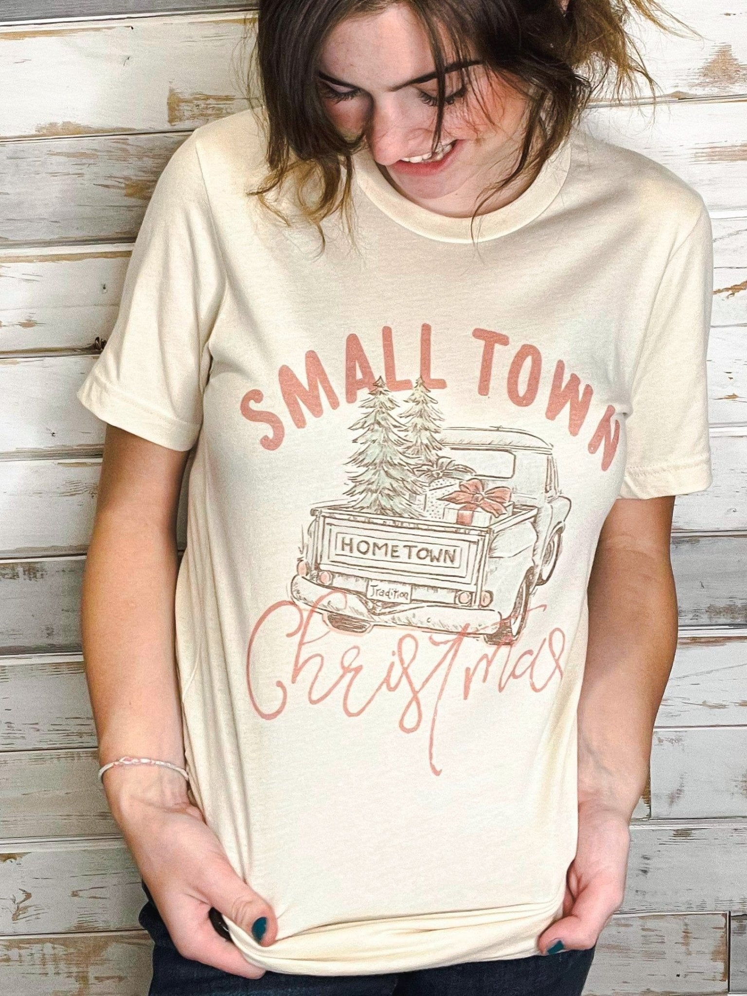 Small Town Christmas T-Shirt - Lavender Hills BeautyBlu Lee Designs