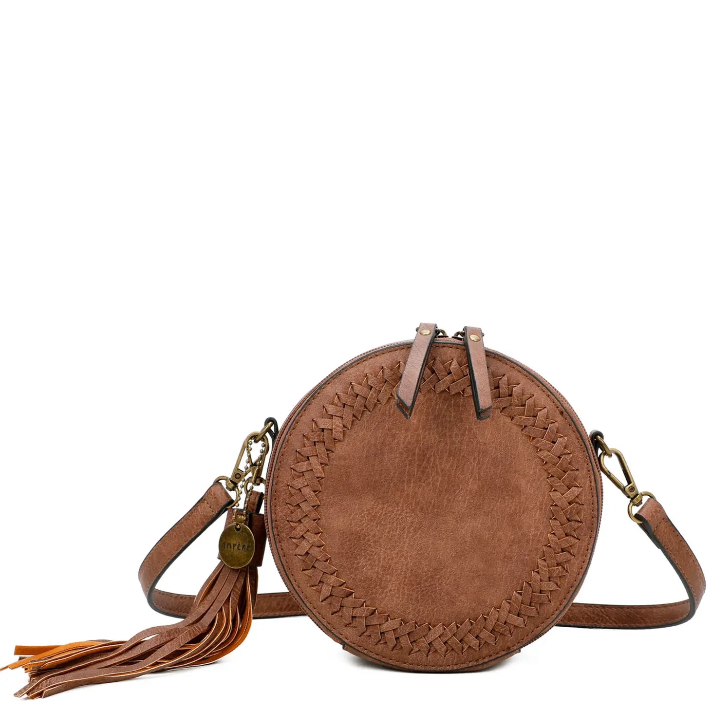 The Aria Crossbody - Chocolate Brown – Ampere Creations