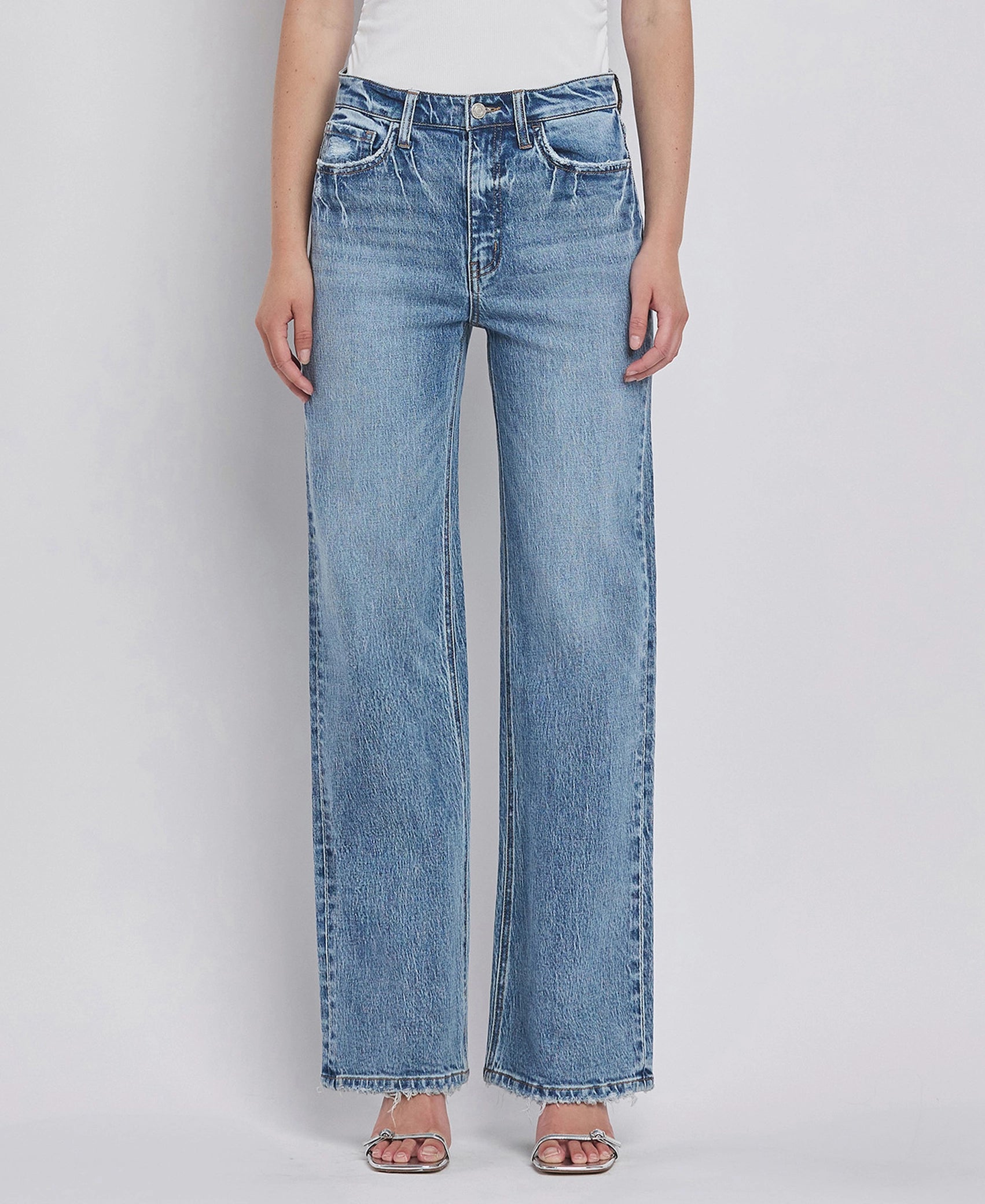 Vervet Clare 90's Wide Leg Jean - Lavender Hills BeautyVervet by Flying MonkeyT6242 - 24
