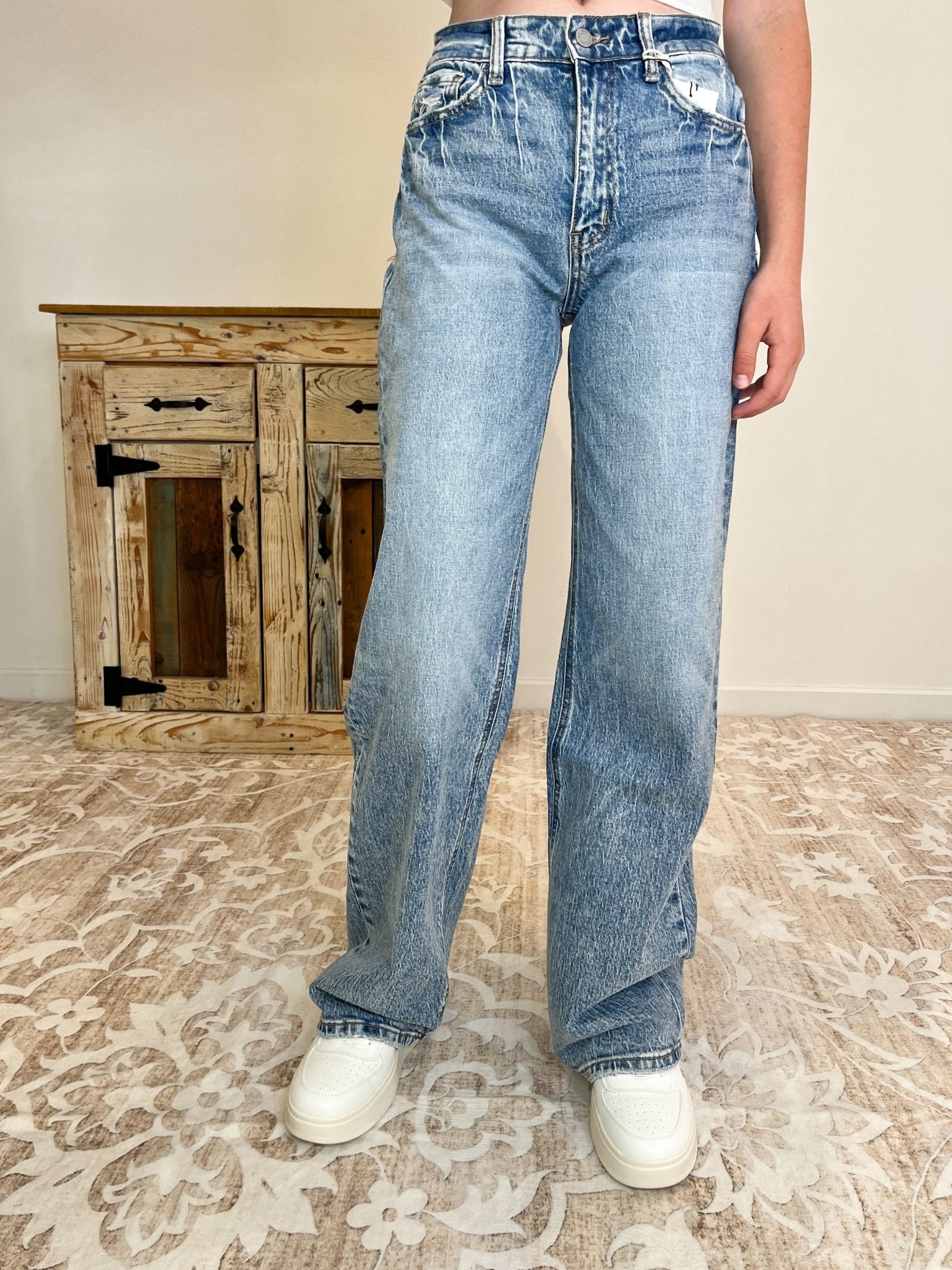 Vervet Clare 90's Wide Leg Jean - Lavender Hills BeautyVervet by Flying MonkeyT6242 - 24