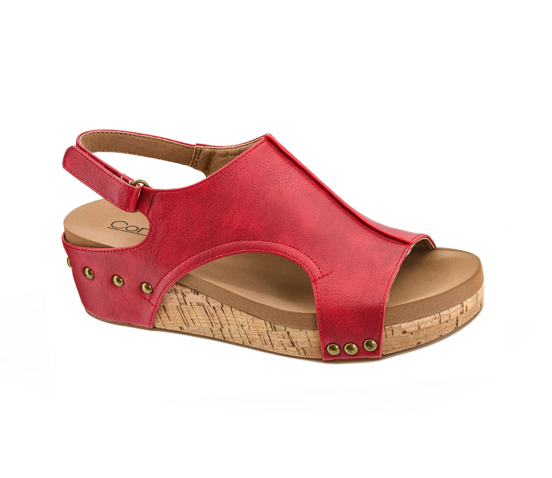 Corky's Footwear Volta II Wedge Sandal - Red - Lavender Hills BeautyCorkys Footwear