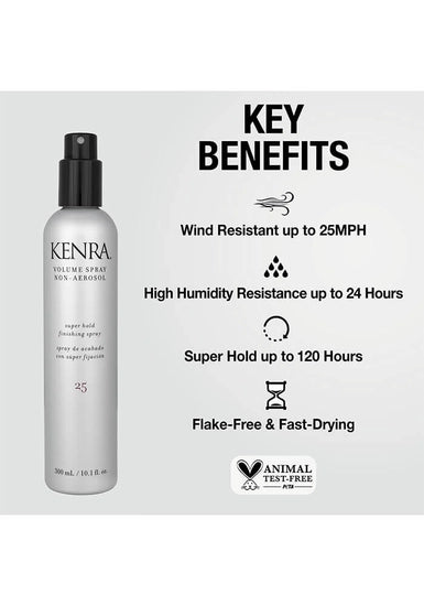 Volume Spray Non-aerosol Super Hold Finishing Hair Spray 25 | Kenra Professional - Lavender Hills BeautySalonCentricPP039091