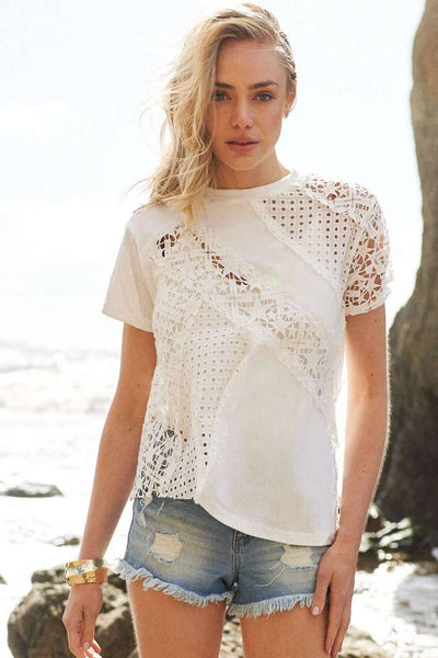 【SHALOM】BUDDY LACE TOP SHALOM Buddy Lace Top - White | International Store