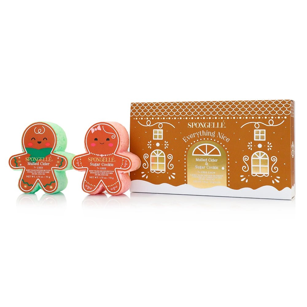 Everything Nice Gingerbread Holiday Christmas Gift Set - Lavender Hills BeautySpongelleAST-GSHOLGB-EN