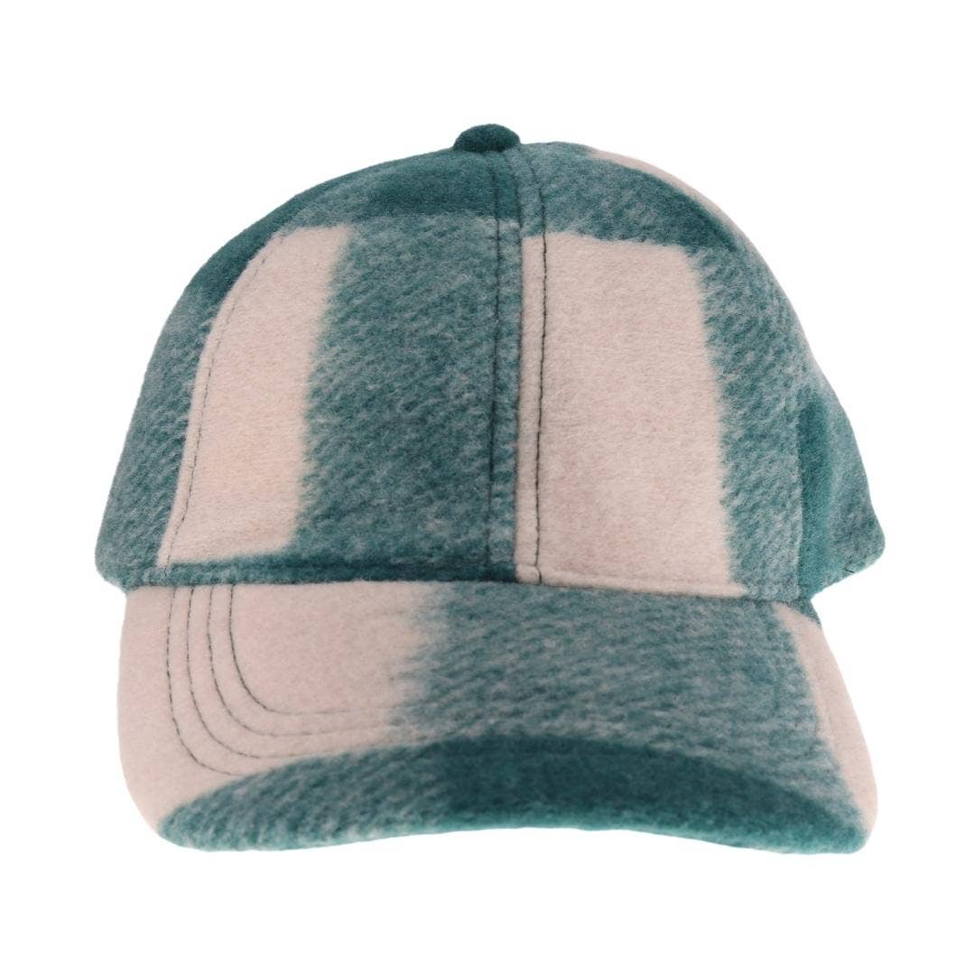Green Plaid C.C Ball Cap