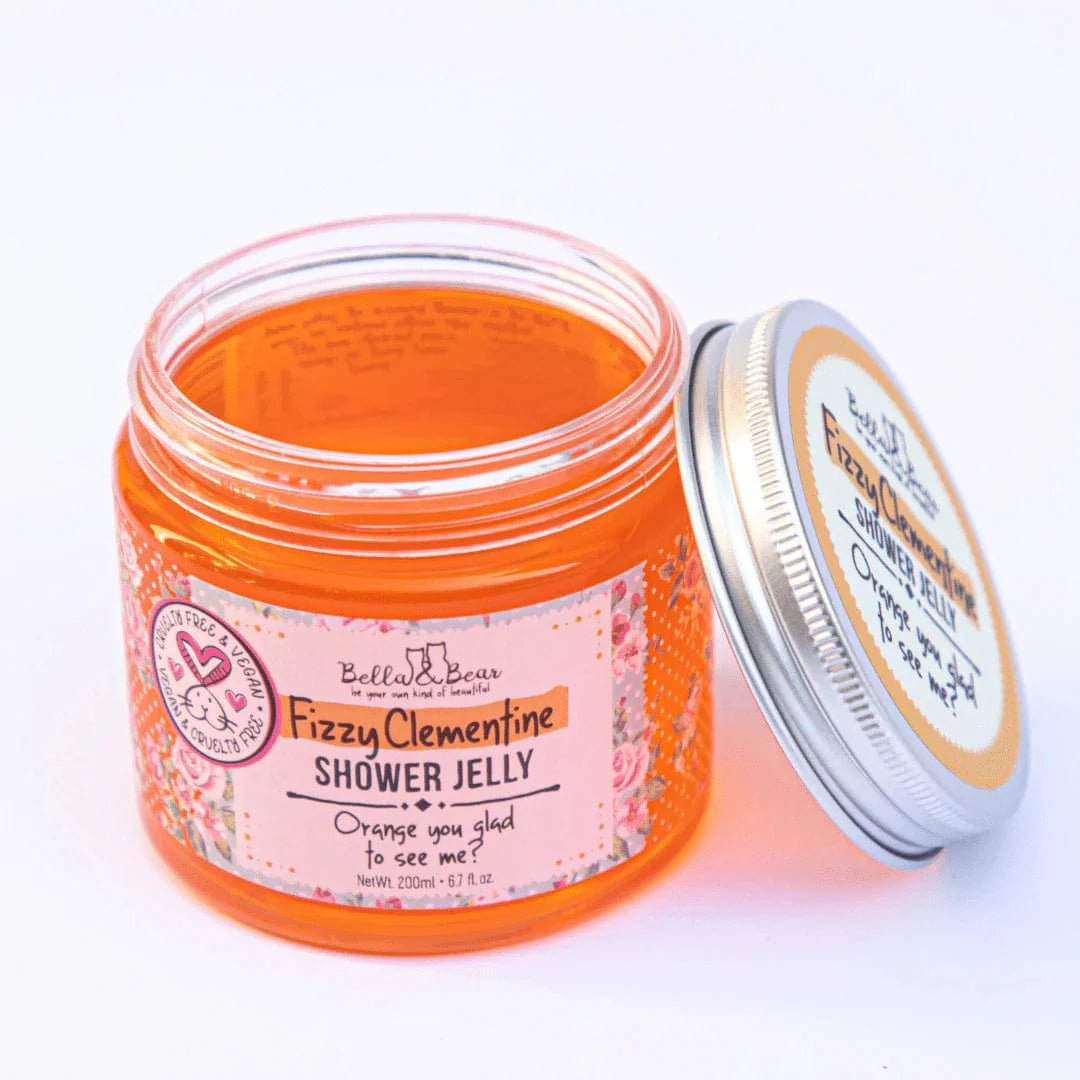 Bella & Bear Fizzy Clementine Shower and Bath Jelly - Lavender Hills BeautyBella & Bear