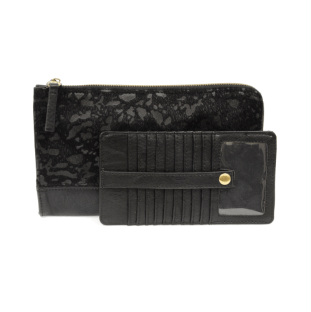 Faux Fur Convertible Wristlet & Wallet - Lavender Hills BeautyJoy SusanL8101-00AB-1