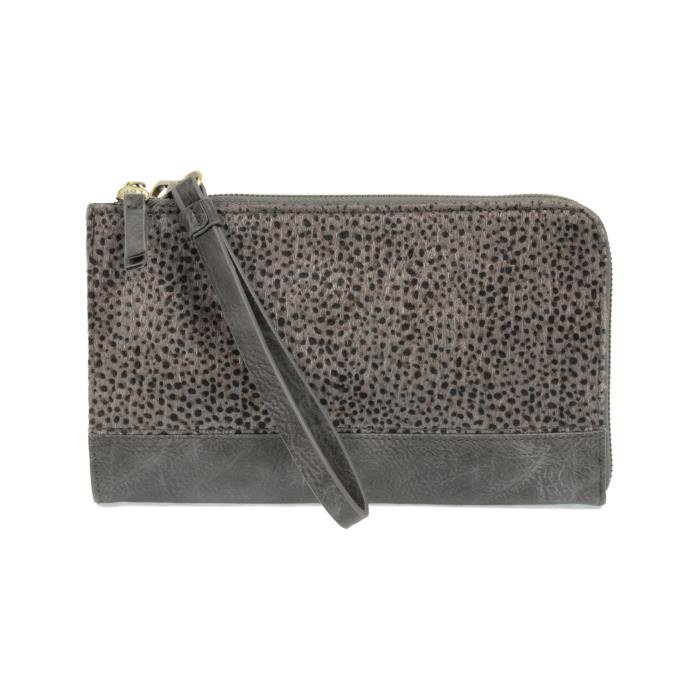 Faux Fur Convertible Wristlet & Wallet - Lavender Hills BeautyJoy SusanL8101-00AB-1