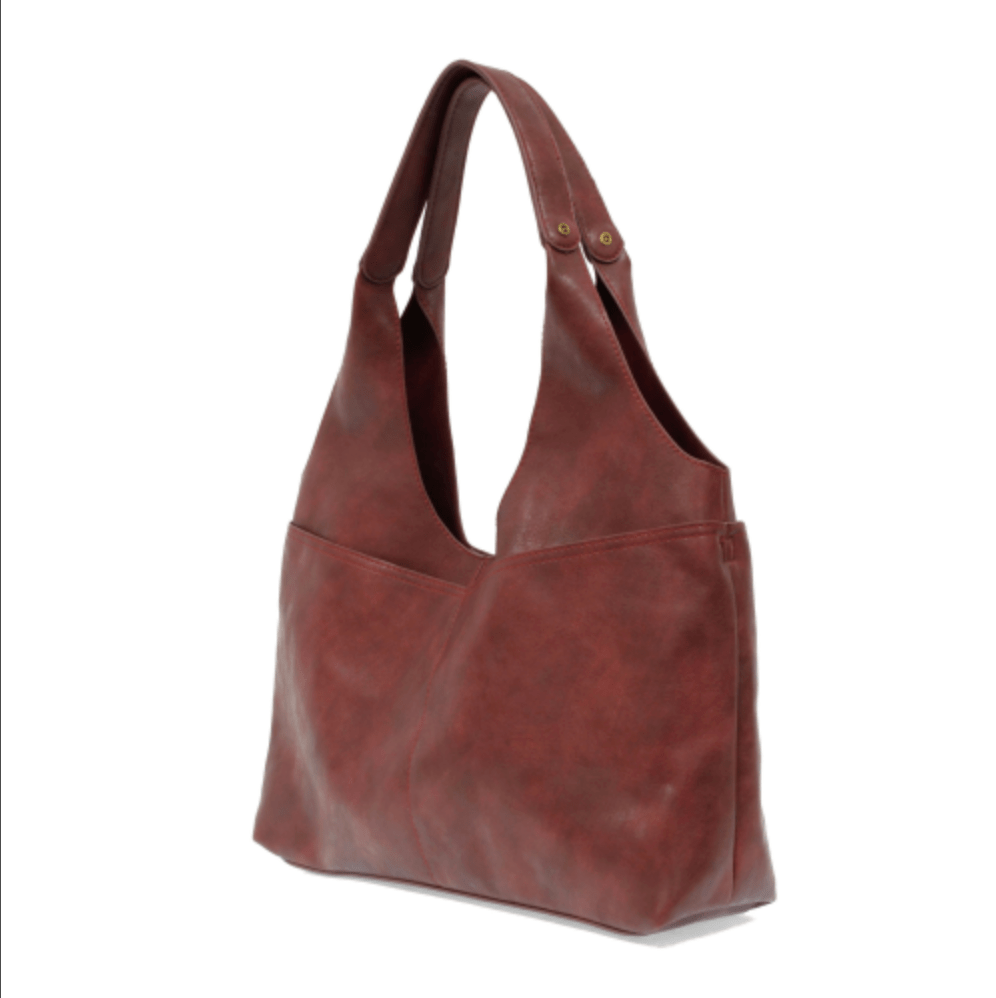 Val 4 - Pocket Hobo Bag With Removable Crossbody Purse Handbag - Lavender Hills BeautyJoy SusanL8137-05