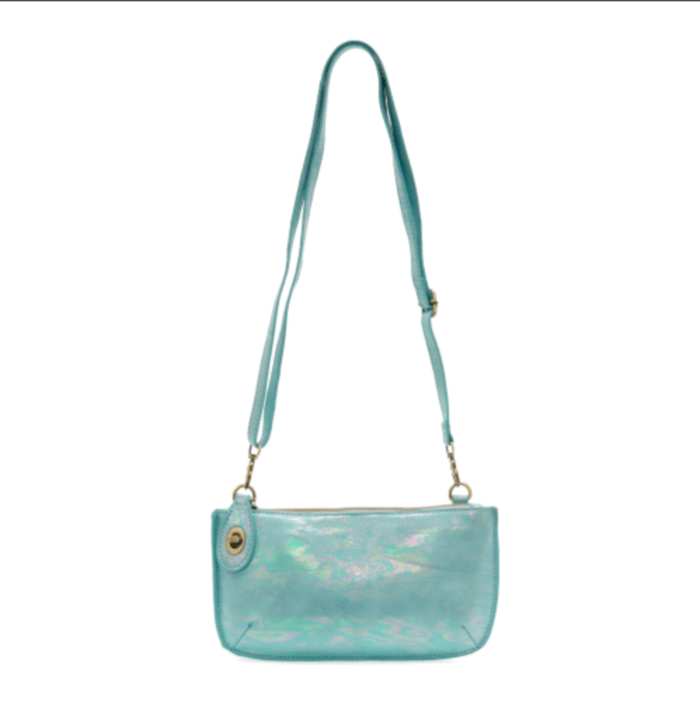 Holographic Mini Wristlet Crossbody Purse Clutch - Lavender Hills BeautyJoy SusanL8228 - 01