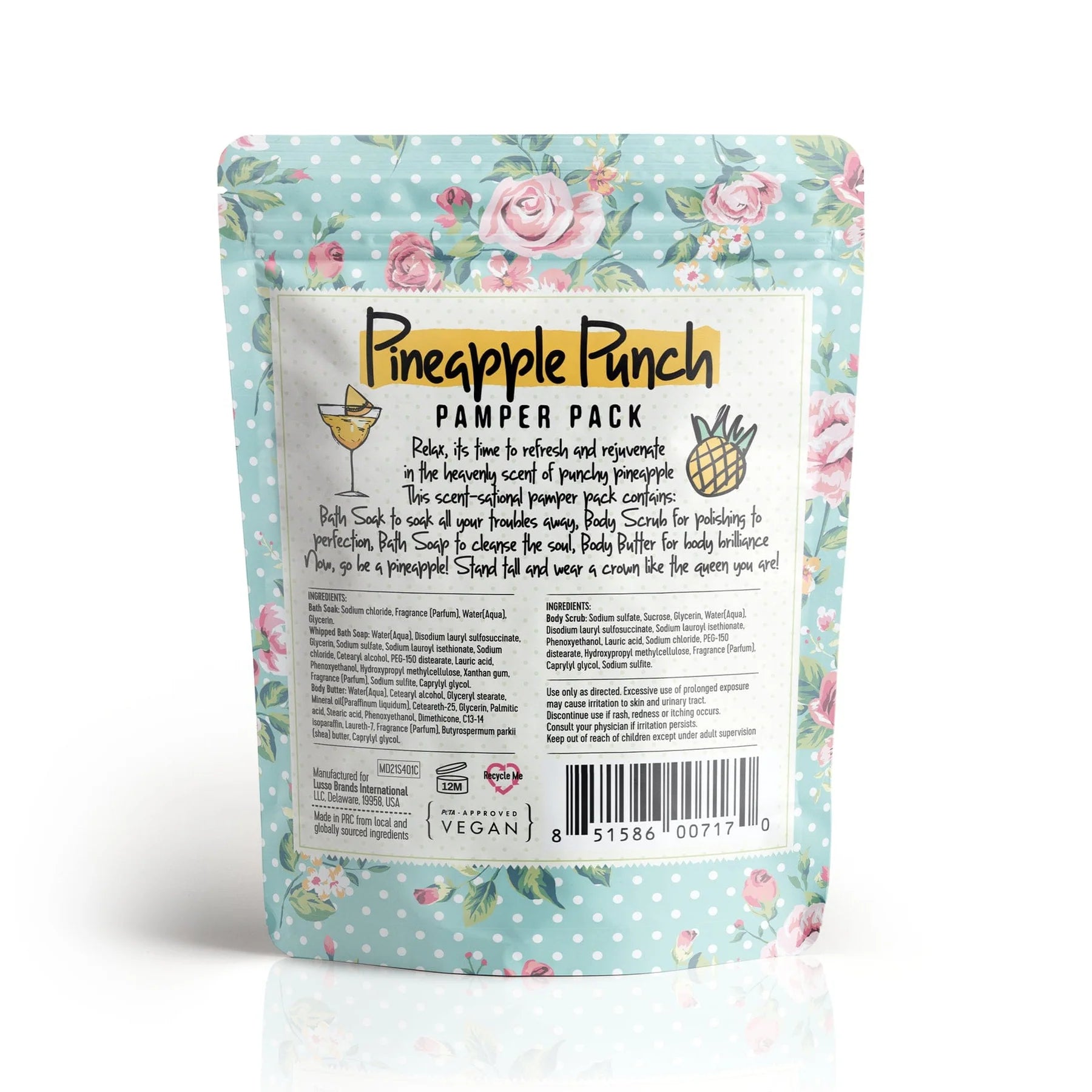 Bella and Bear Pineapple Punch Pamper Pack - Lavender Hills BeautyBella & BearMD21S401C