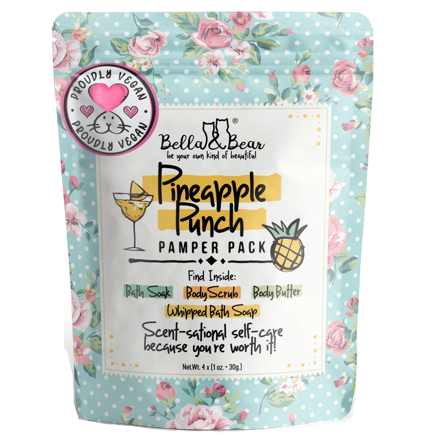 Bella and Bear Pineapple Punch Pamper Pack - Lavender Hills BeautyBella & BearMD21S401C