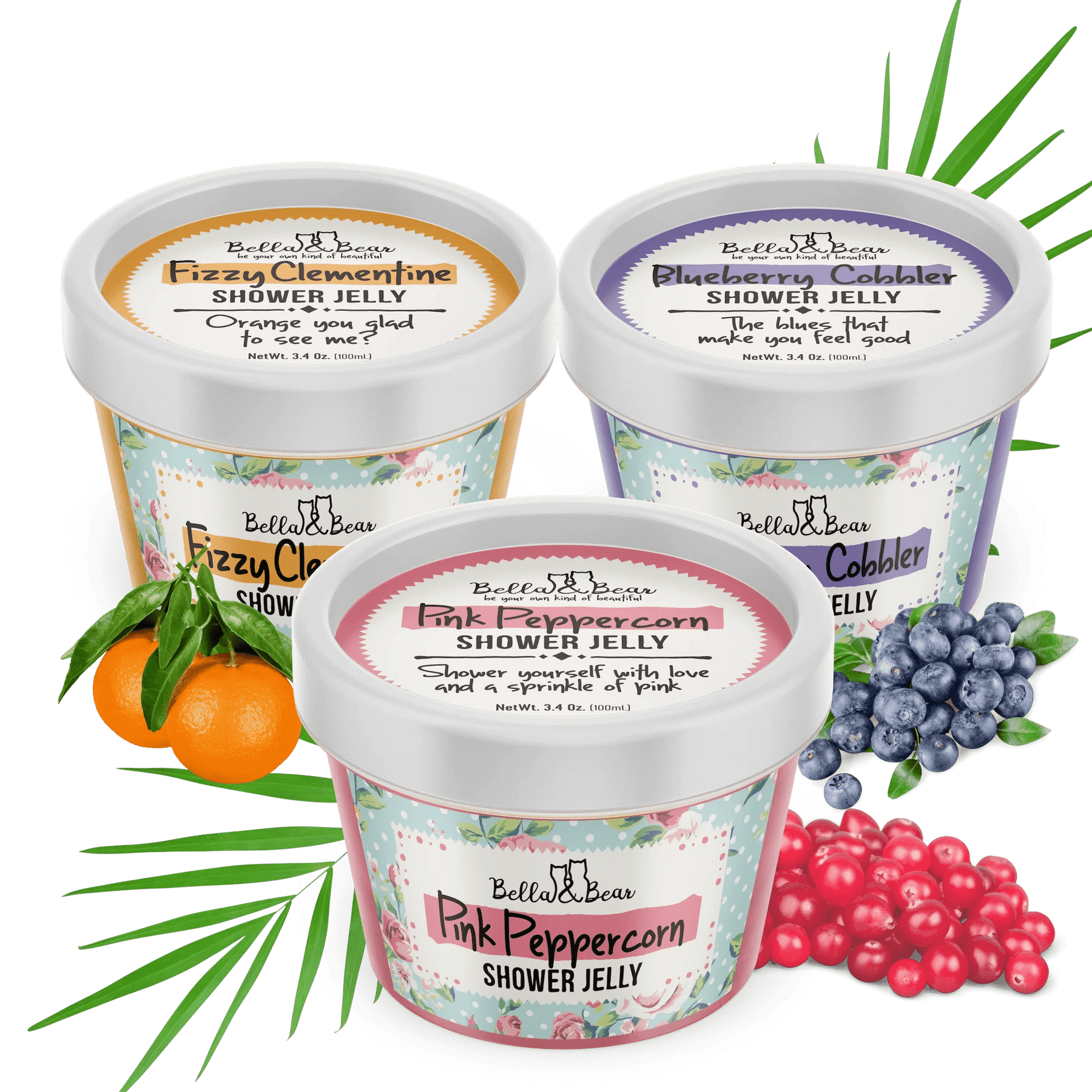 Bella & Bear Tutti Frutti Shower Jelly Gift Set of 3 - Lavender Hills BeautyBella & Bear