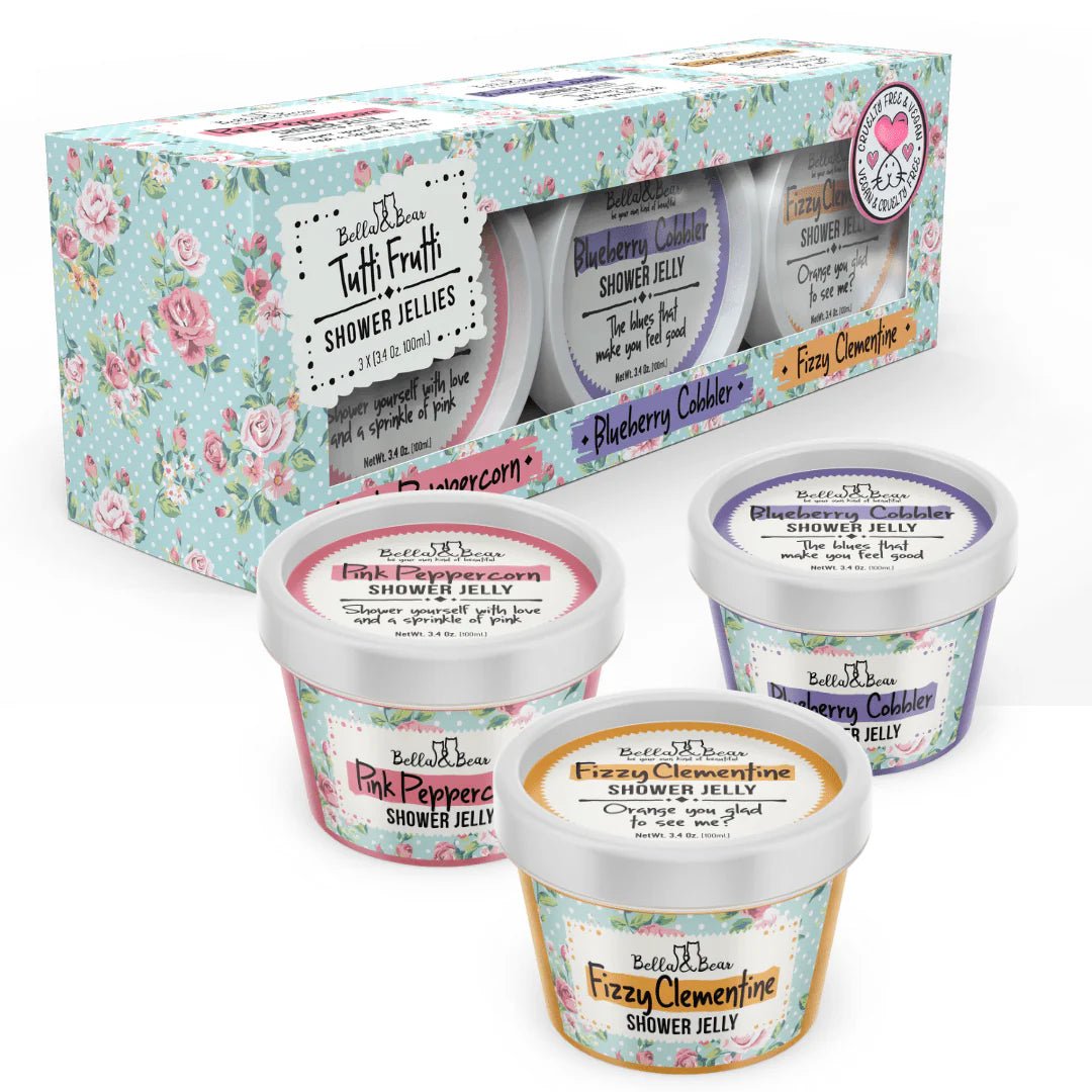 Bella & Bear Tutti Frutti Shower Jelly Gift Set of 3 - Lavender Hills BeautyBella & Bear