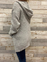 Load image into Gallery viewer, Soft Hooded Cardigan - Gray
