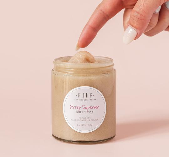 Berry Supreme Shea Sugar Polish | FarmHouse Fresh - Lavender Hills BeautyFarmhouse Fresh